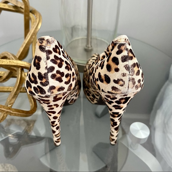 Kelsi Dagger Brette Leopard Print Platform Pumps - Picture 7 of 14